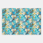Amandelbloesem geïnspireerd op Van Gogh Wrapping P Inpakpapier Vel (Voorkant)
