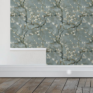 Amandelbloesem Grijs Vincent Van Gogh Behang