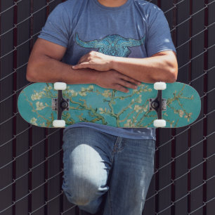 Amandelbloesem, olieverfschilderij, Vincent Van Go Skateboard