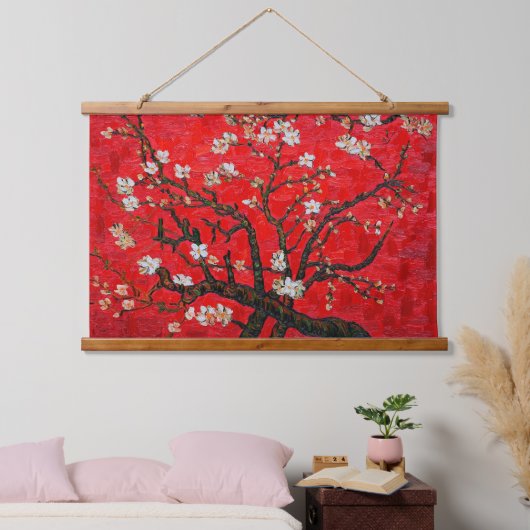 Amandelbloesem, Van Gogh Hangend Wandkleed (Slaapkamer)