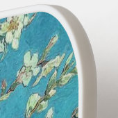 Amandelbloesems Aangepaste tekst Pickleball Paddle (Links Detail)