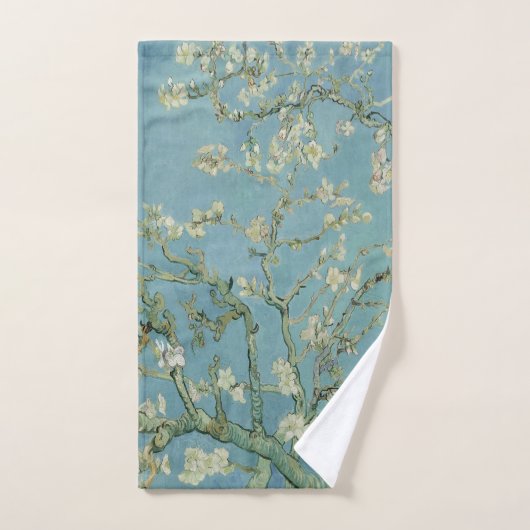 Amandelboom in Blossom Vincent Van Gogh Bad Handdoek (Handdoek)