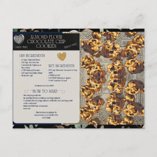 Amandelmeel Chocolade Chips Recept Briefkaart