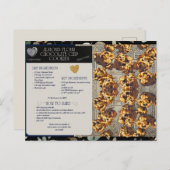 Amandelmeel Chocolade Chips Recept Briefkaart (Voorkant / Achterkant)