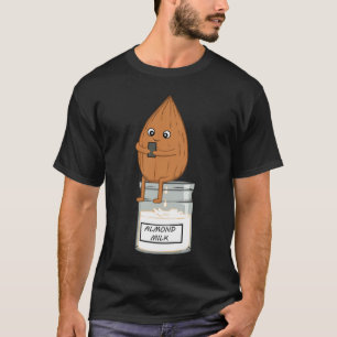Amandelmelk Veganistisch Vegetarisch Dierenrechten T-shirt