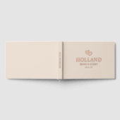 Amandelvergrendelde harten romantische bruiloft gastenboek (Volledig)