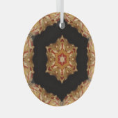 Amanita Muscaria Glas Ornament (Voorkant Rechts)