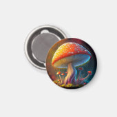 Amanita Muscaria magnet séché (Recto/Verso)