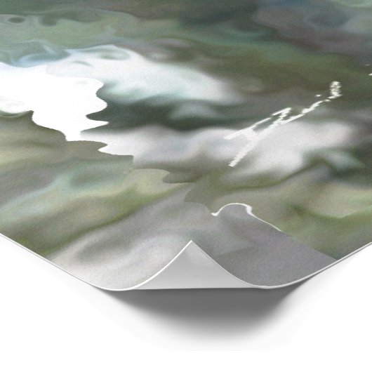 Amanita Muscaria met slug Poster (Hoek)