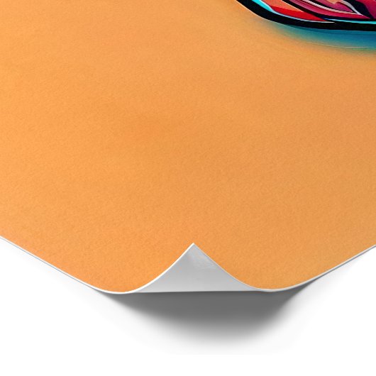 Amanita Muscaria paddenstoel Poster (Hoek)