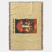 Amanita Mushroom en Gnomes Deken (Voorkant Verticaal)