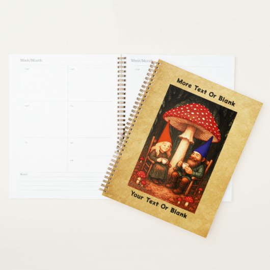 Amanita Mushroom en Gnomes Planner (Display)