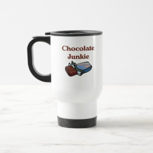 Amant de chocolat ou tasse d'accro du chocolat