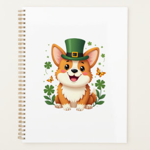 Amant de Corgi Trèfle Joyeux St Patrick