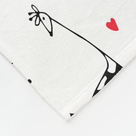 Amant de girafe - couverture d'ouatine (Coin)