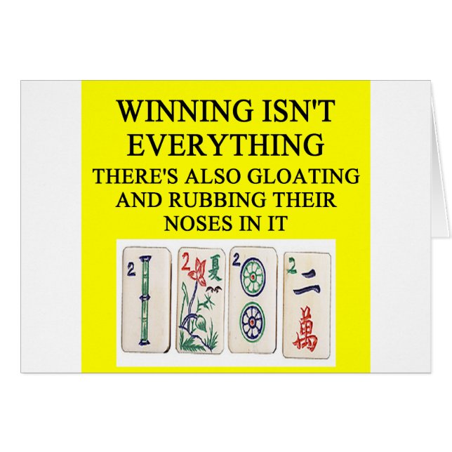 Amant de MAHJONG (Devant horizontal)