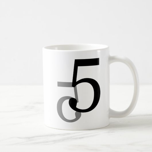 Amant de maths de tasse de graphique du numéro (Droite)