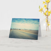 Amant drôle de voiture de carte d'anniversaire (Fleur jaune)