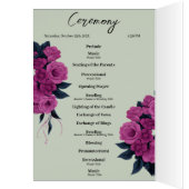 Amants gothiques romantiques Programme floral élég (Intérieur (Gauche))