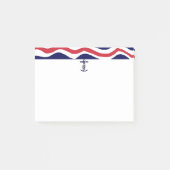 Amants nautiques de bateau de notes de post-it (Devant)