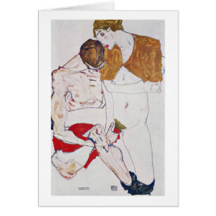 Amants par Egon Schiele