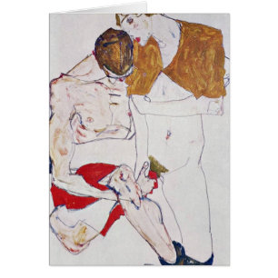 Amants par Egon Schiele