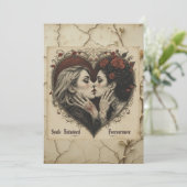 'Amants & Roses' - Carte de la Saint-Valentin à pl (Debout devant)