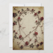 'Amants & Roses' - Carte de la Saint-Valentin à pl (Dos)