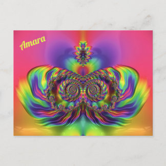 AMARA ~ 3D-ontwerp patroon ~ Meerdere kleuren ~ Briefkaart
