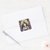 Amara Violetta Vierkante Sticker (Envelop)