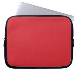 Amarande rood (vaste kleur) laptop sleeve