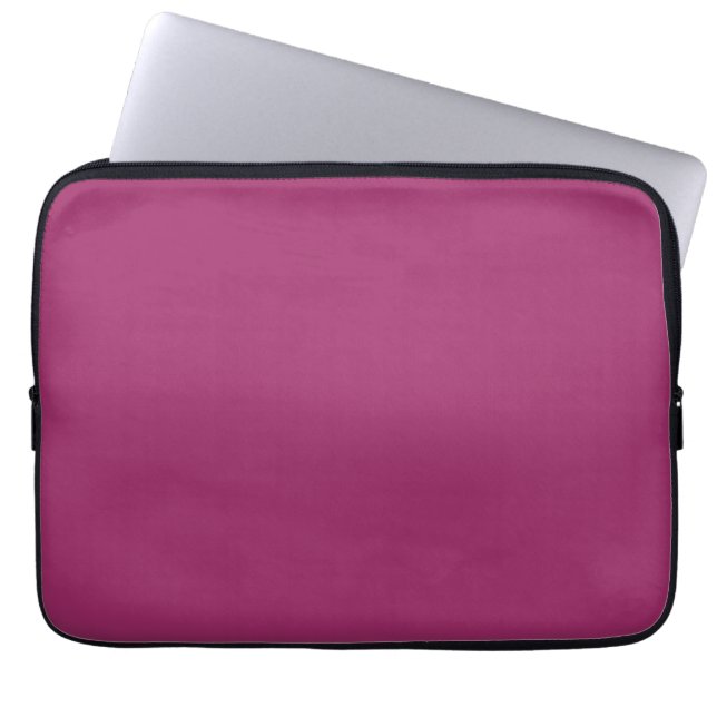 Amarant (M&P) (effen kleur) Laptop Sleeve (Voorkant)