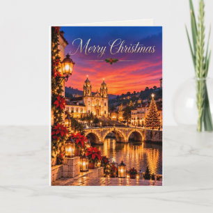 Amarante Portugal Prettig Kerstmis Ontwerp 02 Feestdagen Kaart