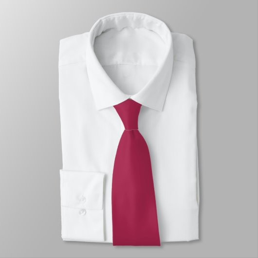 Amaranth paarse kleur Monogrammed Groomsmen Stropdas (Gebonden)