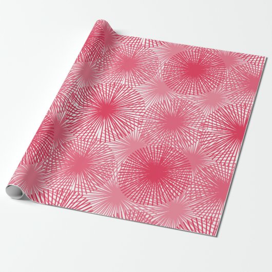 Amaranth Stars Cadeaupapier (Uitgerold)