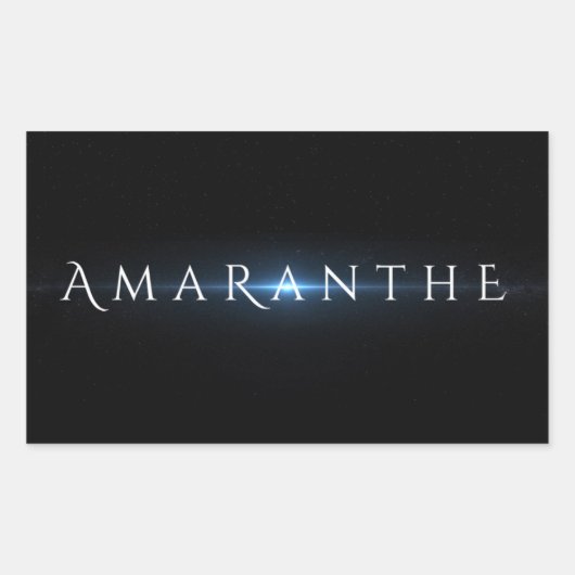 Amaranthe sticker (zwart) (Voorkant)