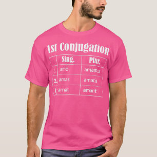 Amare Conjugation Latijnse spreker T-shirt