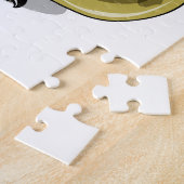 Amargasaurus Poseren als Freddy Krueger. Legpuzzel (Zijkant)