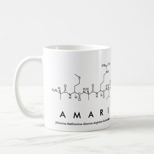 Amari peptide nom mug (Gauche)