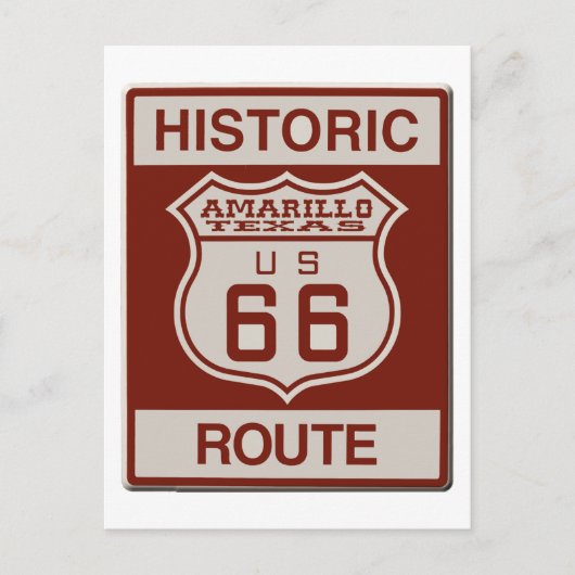 AMARILLO66 BRIEFKAART (Voorkant)