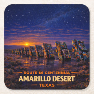 Amarillo Route 66 Barware Onderzetter Cadeau