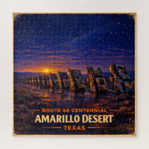 Amarillo Route 66 Desert Family Game Night Legpuzzel