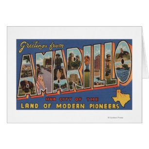Amarillo, Texas - Grote letterscènes