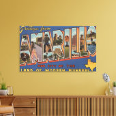 Amarillo, Texas - Grote letterscènes Canvas Afdruk (Insitu (Woonkamer))