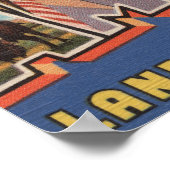 Amarillo, Texas - Grote letterscènes Poster (Hoek)