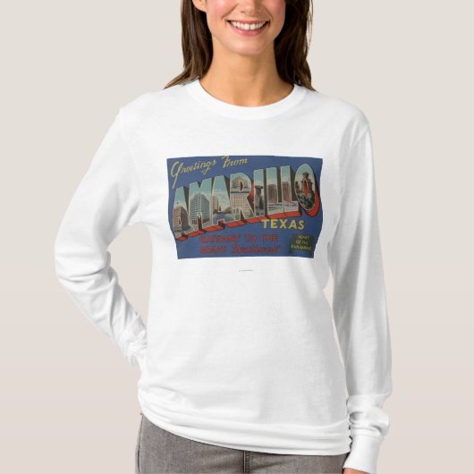 Amarillo, Texas (het hart van de pan-handgreep) T-shirt (Voorkant)