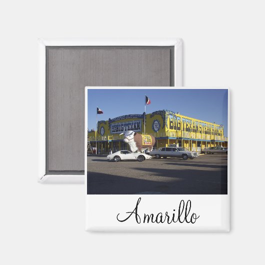 Amarillo, Texas Magnet Magneet (Voorkant / Achterkant)