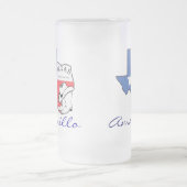 Amarillo Texas State Map avec étoile, Bottes, Mug  (Centre)