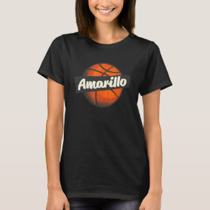 Amarillo Thuisstad Basketbal Speler Sport T-shirt