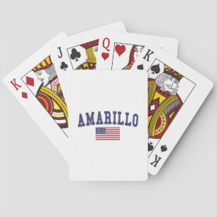 Amarillo US Flag Pokerkaarten